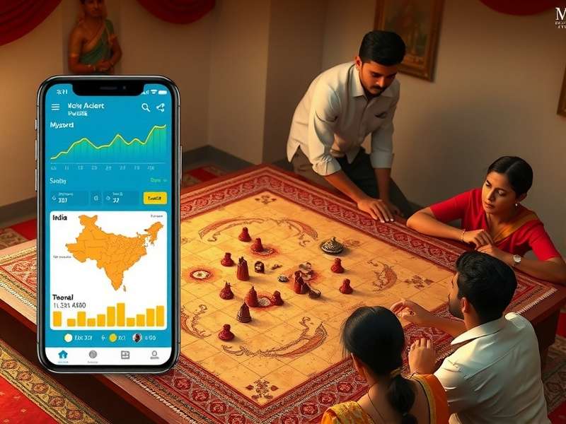Community event with people playing Mysore Ancient Puzzle